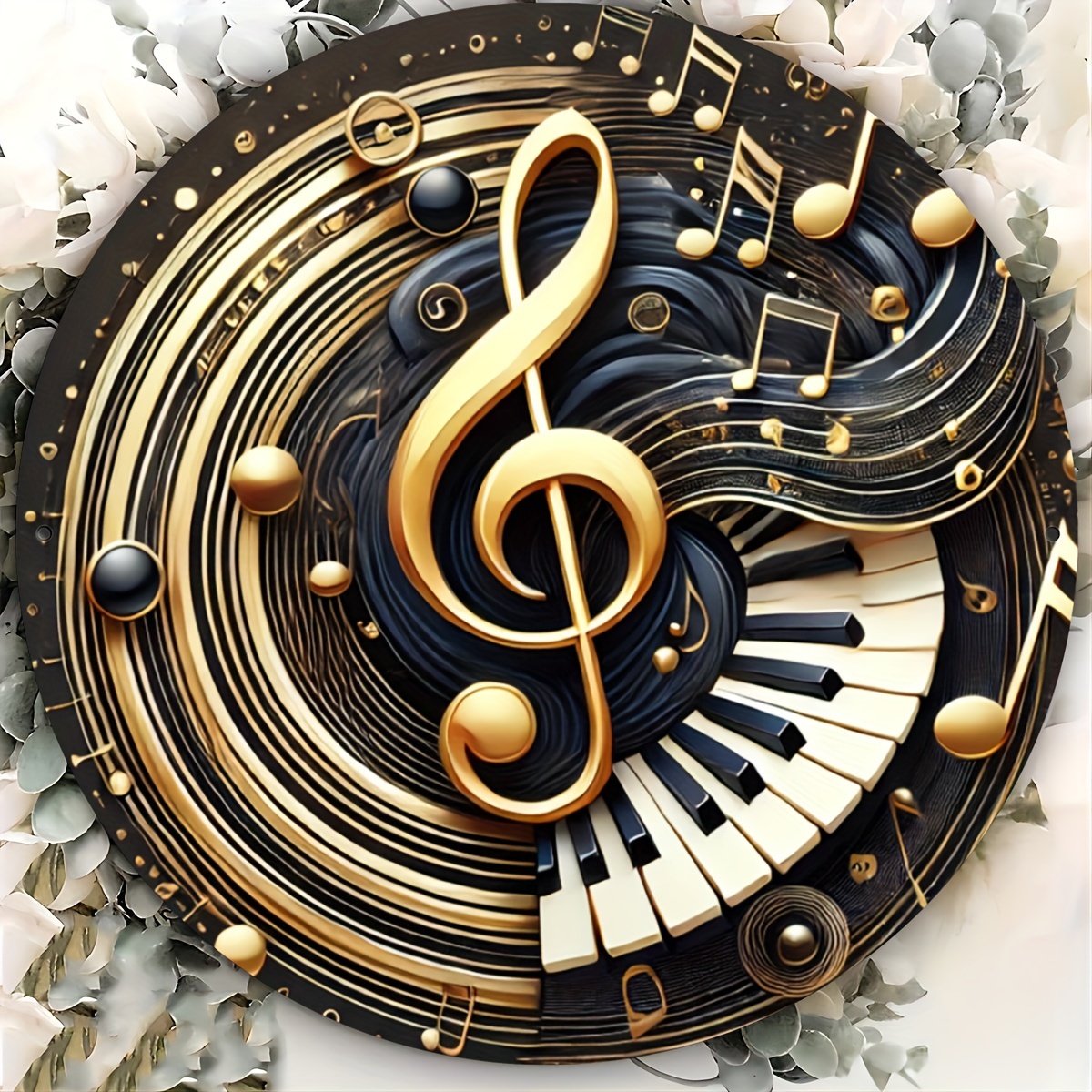 Audio Music Notes - Piano Key Sign, Musical Note 2D