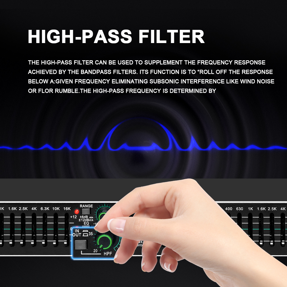 Eq215 Dual 15-Band Graphic Equ - огляд і ціна Audio Music Maker