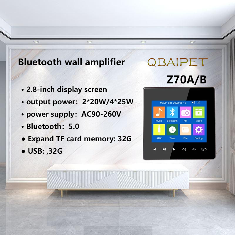 Home Bluetooth Wall Amplifier  - огляд і ціна Audio Music In Background