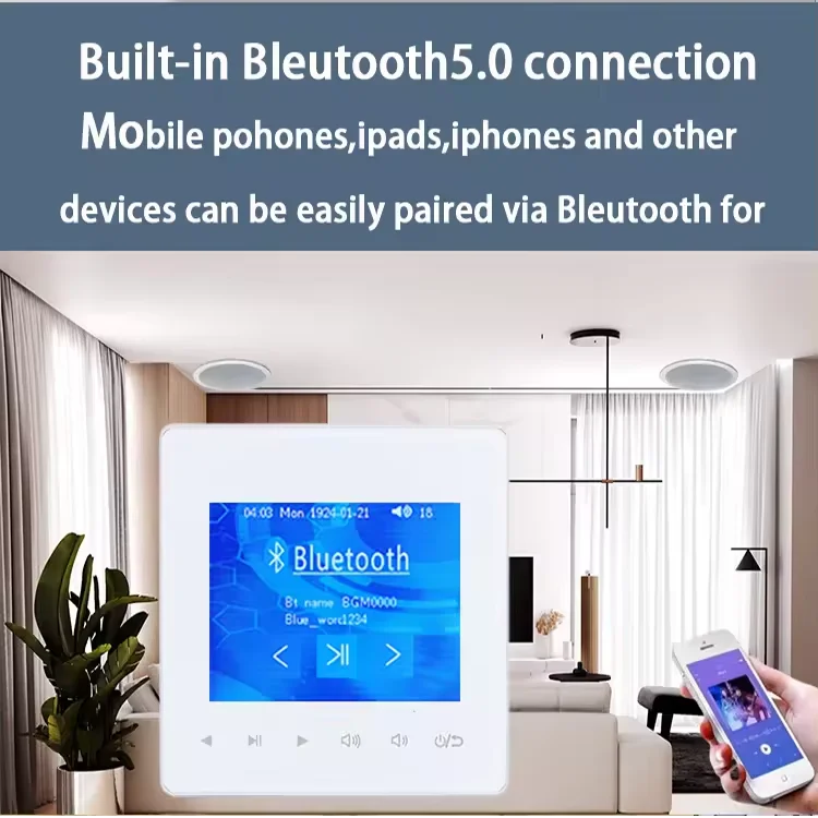 Home Bluetooth Wall Amplifier  - огляд і ціна Audio Music In Background