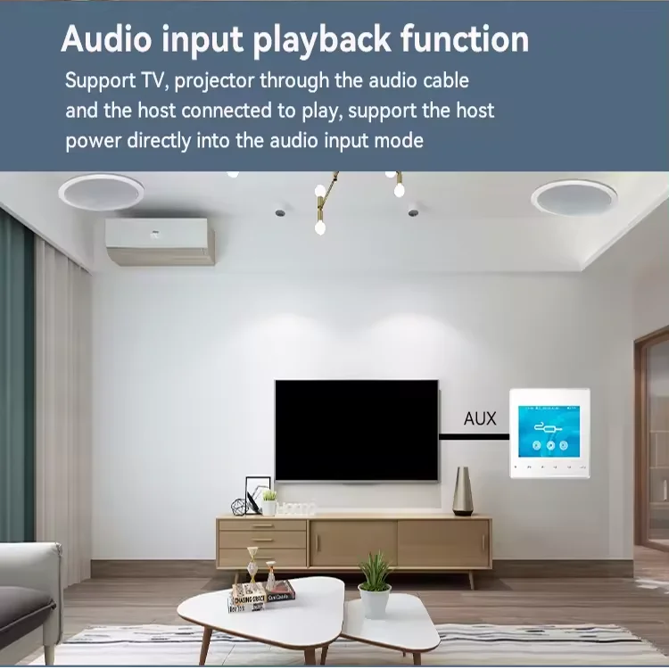 Home Bluetooth Wall Amplifier  - огляд і ціна Audio Music In Background