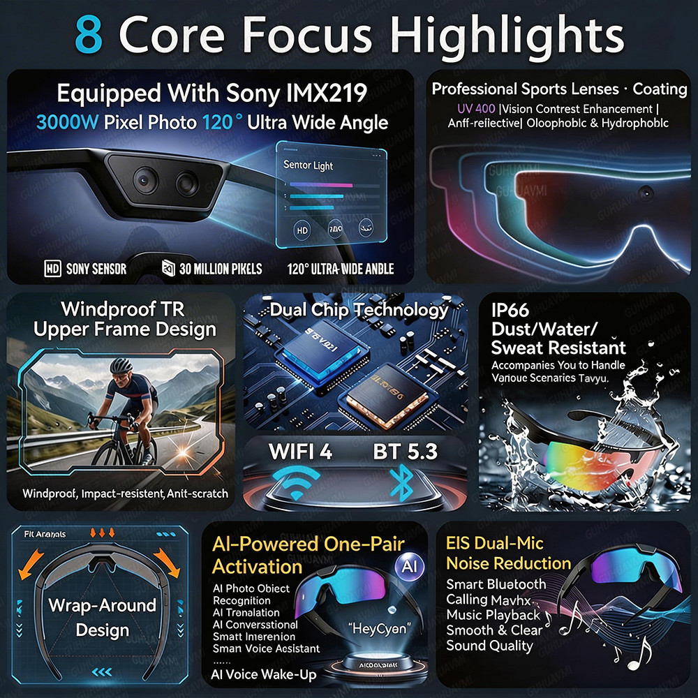 Photochromic Smart Glasses 120 - огляд і ціна Audio Music Arabic