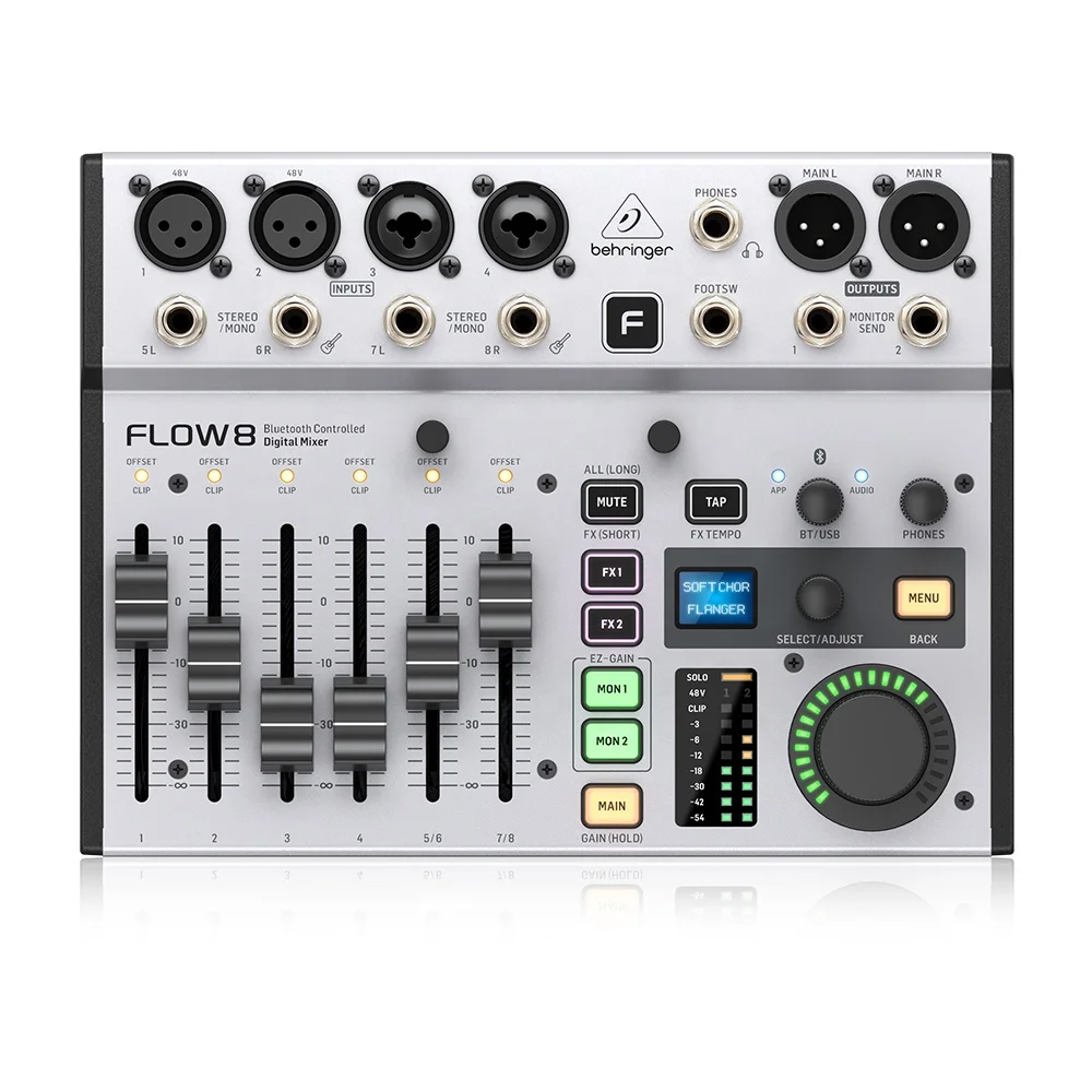 Behringer Flow 8 Digital Mixer - огляд і ціна Audio Music Sound