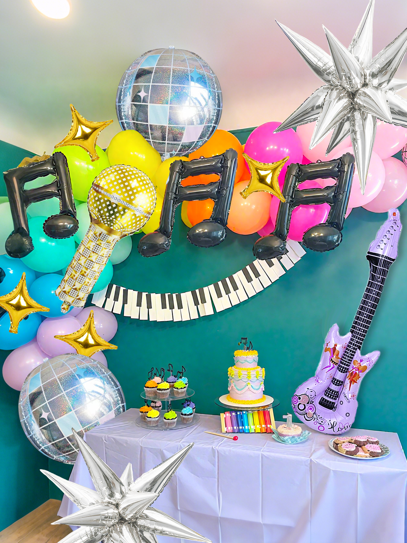 24pcs pop music guitar party b - огляд і ціна Audio Music Notes