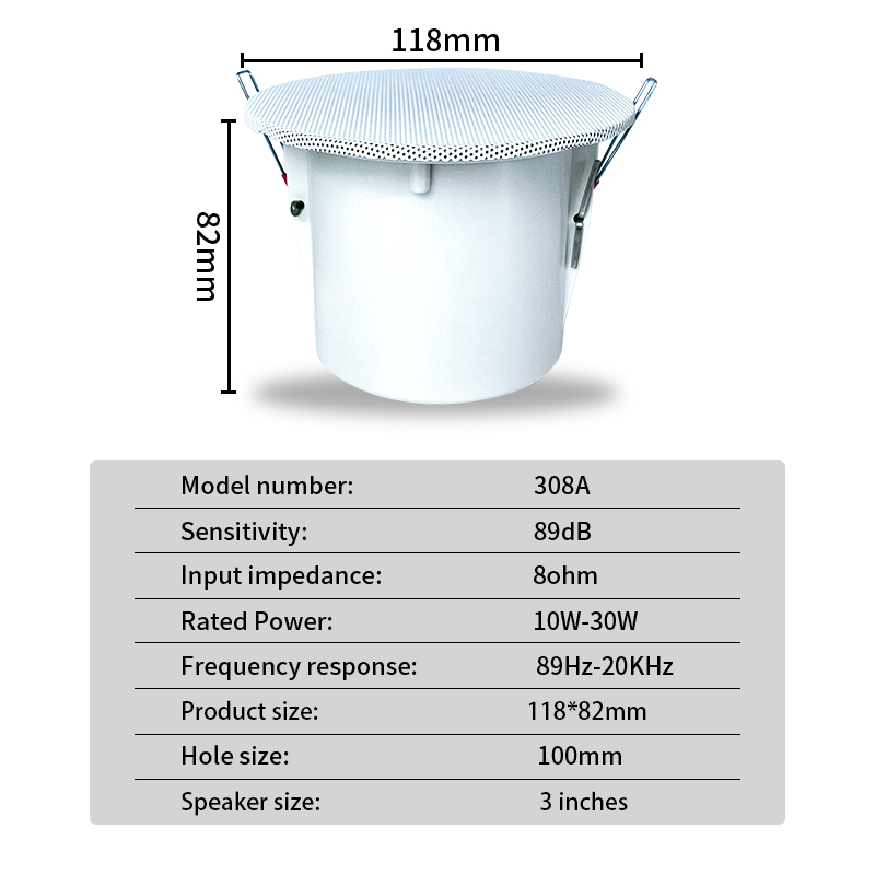 3 inch 8Ohm Surround Sound Spe - огляд і ціна Audio Music Sound