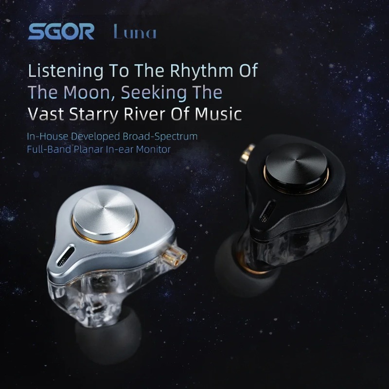 SGOR Luna 13.5MM Planar Driver - огляд і ціна Audio Music Dj