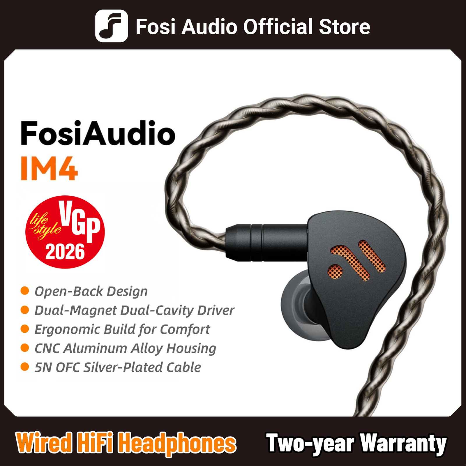 Fosi Audio IM4 Hifi Wired Earp - огляд і ціна Audio Music Dj