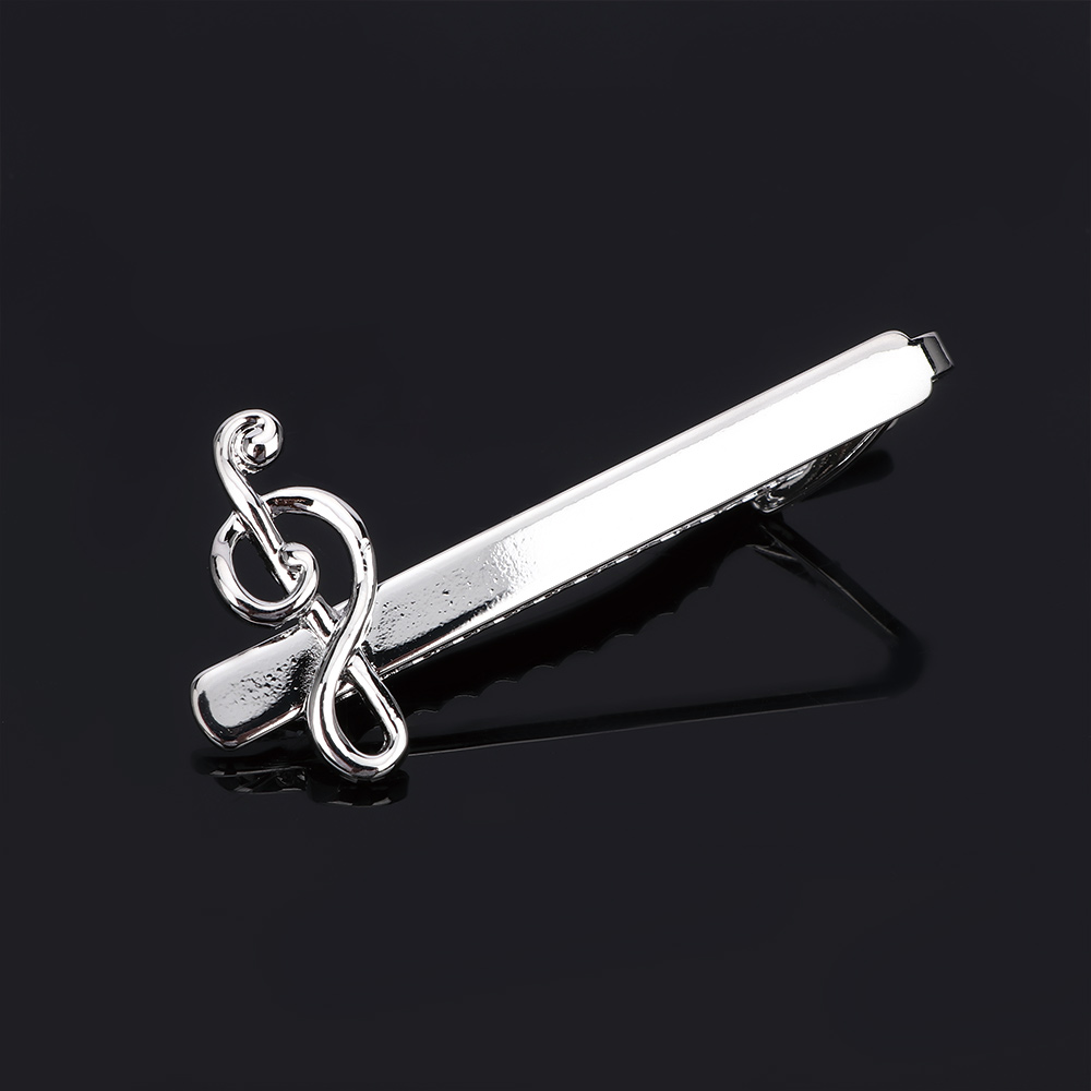 Fashion Men Tie Clip Treble Cl - огляд і ціна Audio Music Notes
