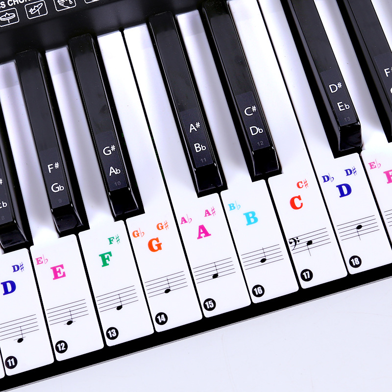 Transparent Piano Keyboard Sti - огляд і ціна Audio Music Notes