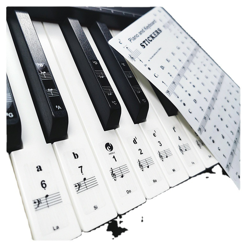 Transparent Piano Keyboard Sti - огляд і ціна Audio Music Notes