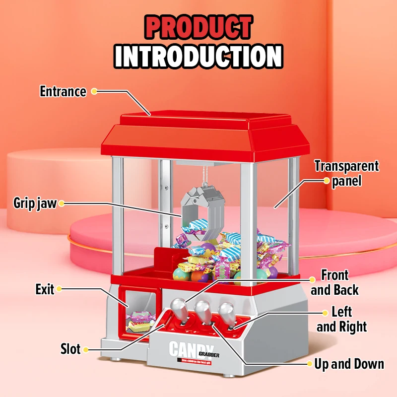 Claw Machine Electronic Candy  - огляд і ціна Audio Music Maker