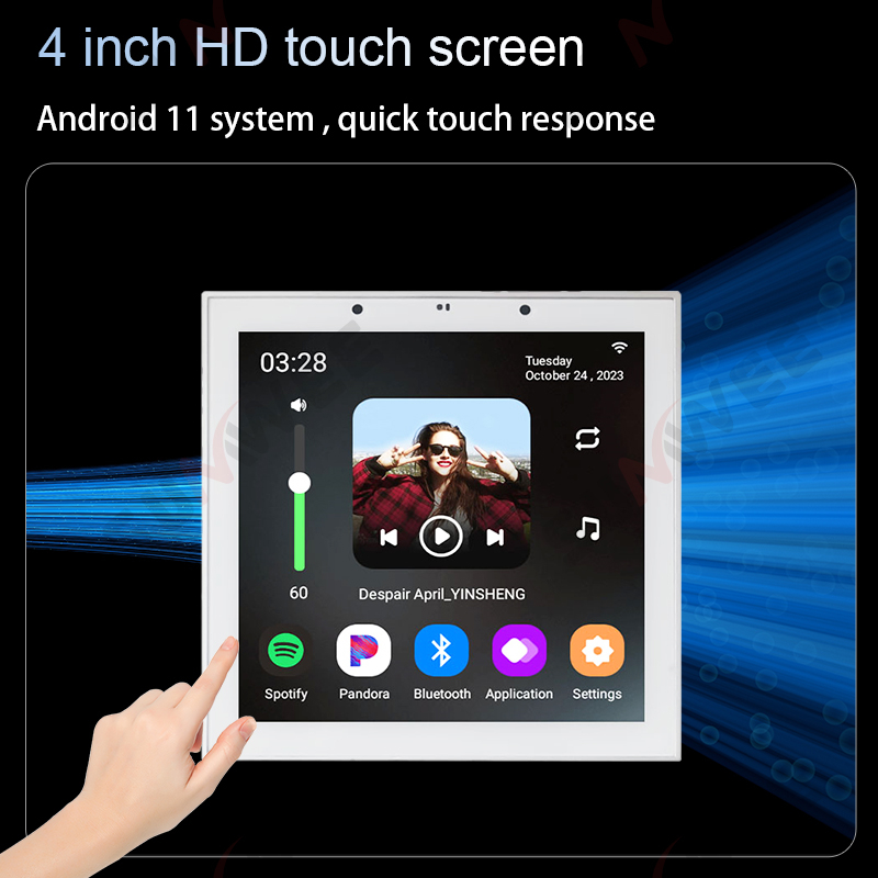 Smart Home Touch Screen 4 Inch - огляд і ціна Audio Music In Background