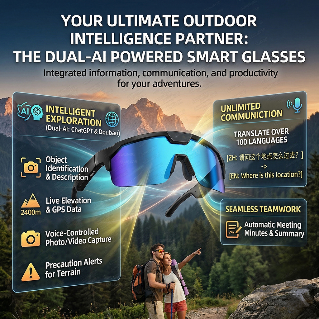 2026 New AI Smart Sports Glass - огляд і ціна Audio Music Arabic