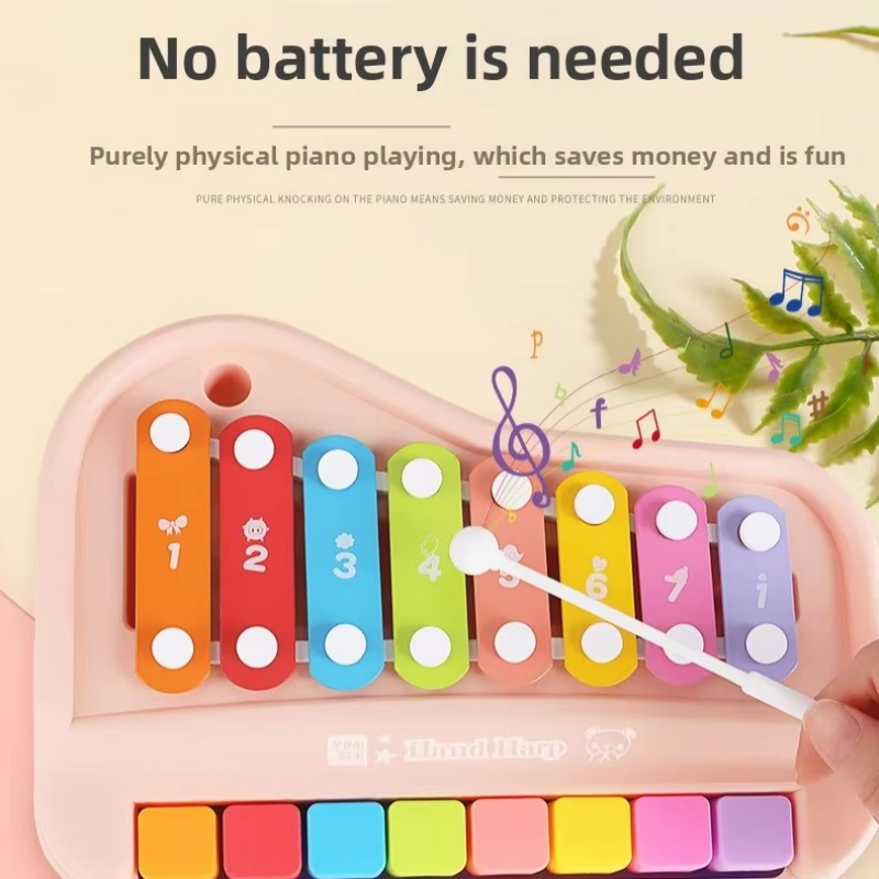 8-Note Xylophone Piano 2-in-1  - огляд і ціна Audio Music Notes