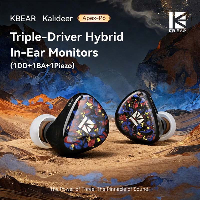 KBEAR Kalideer Apex-P6 HiFi  - огляд і ціна Audio Music Dj