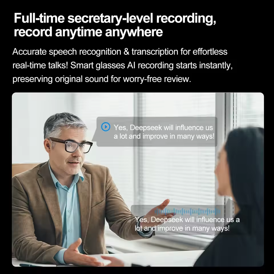 2026 New AI Smart Glasses with - огляд і ціна Audio Music Arabic