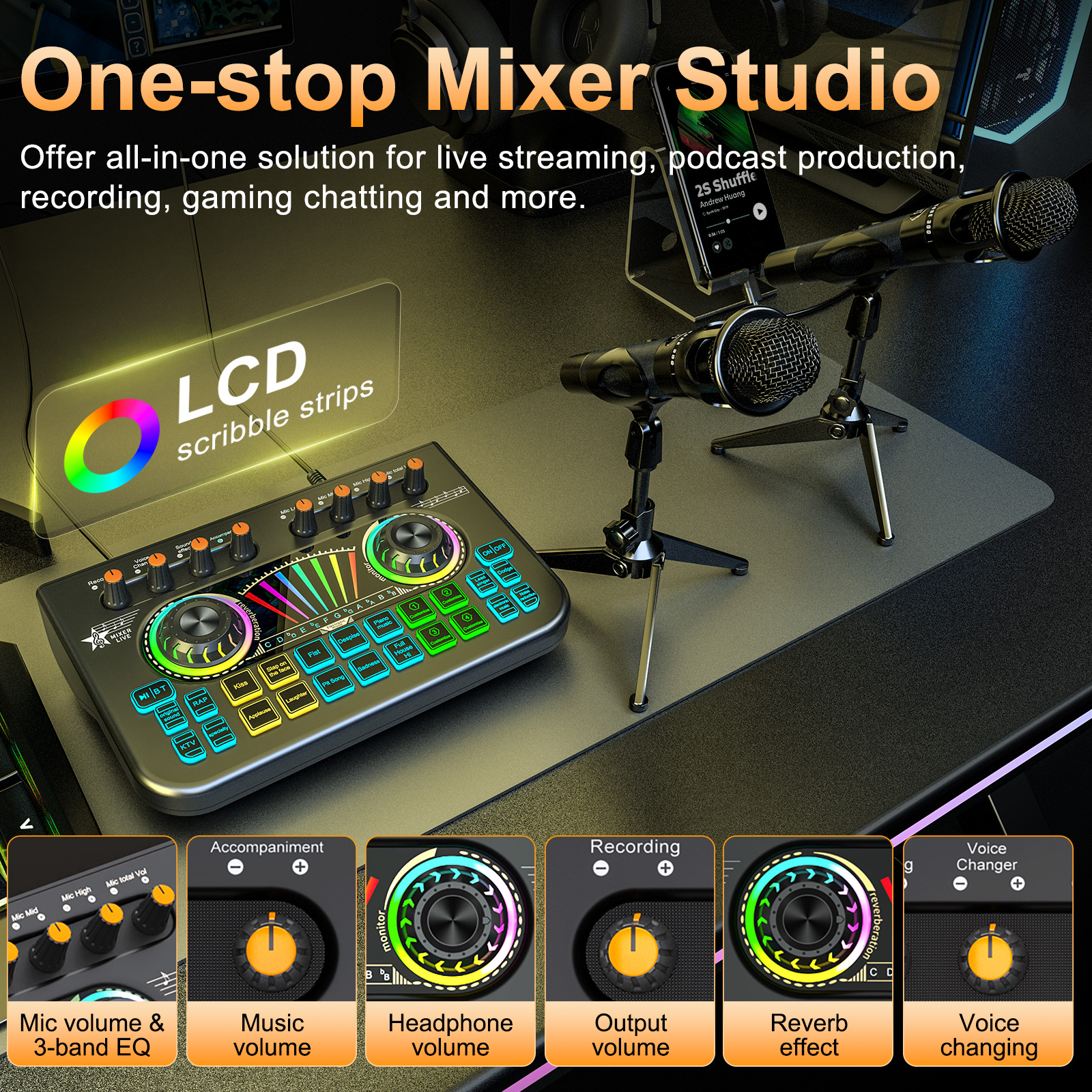 Tenlamp Sound Board for Pc/Pho - огляд і ціна Audio Music Sound