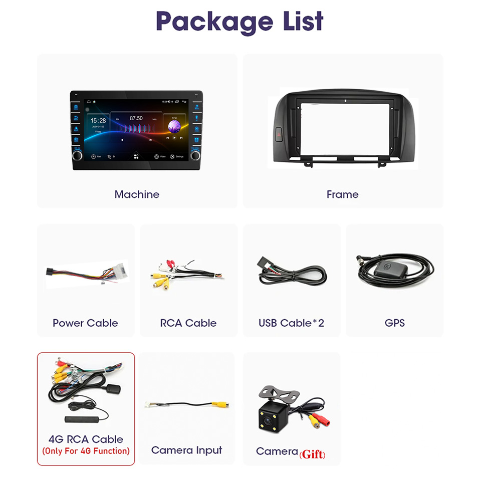 8G Ram 128GB QLED Car Radio Vi - огляд і ціна Audio Music Arabic