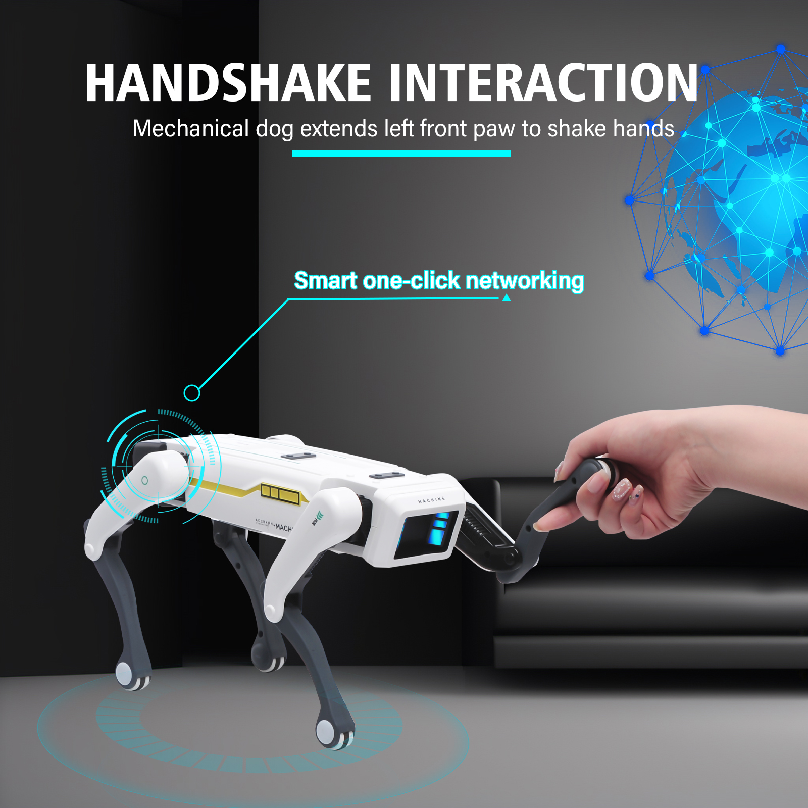 Intelligent AI RC Robot Dog Vo - огляд і ціна Audio Music Maker