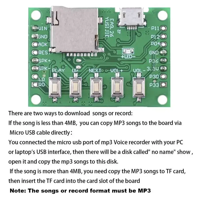 MP3 Voice Module Kit Welcomer  - огляд і ціна Audio Music Free Download