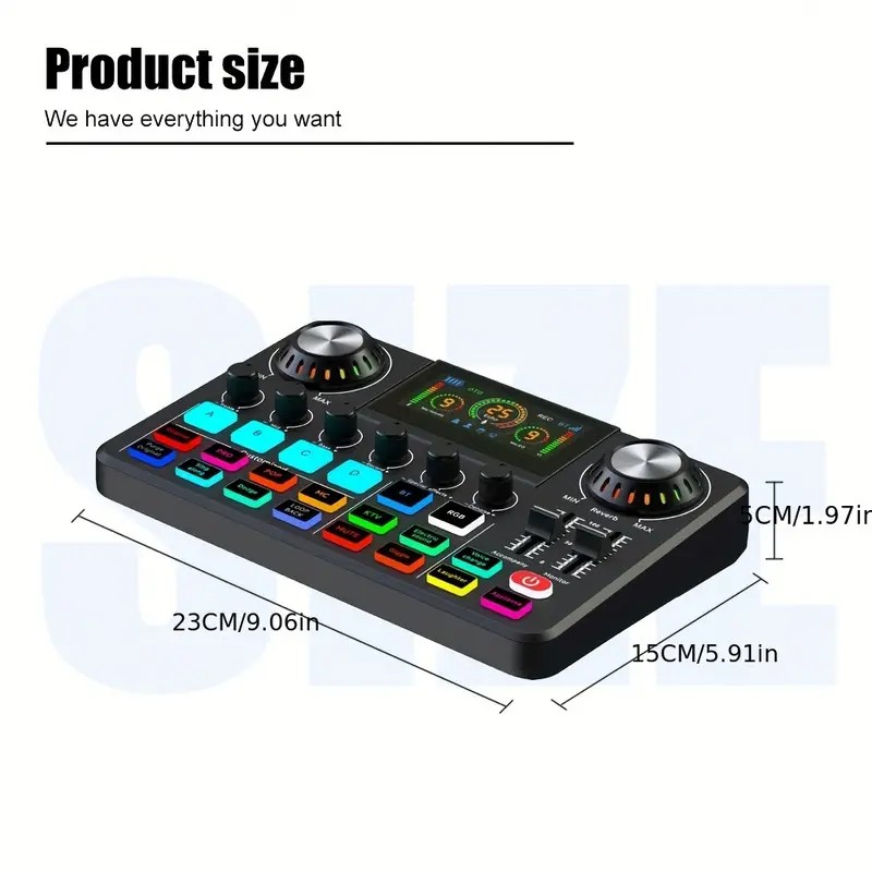 Audio Mixer, Live Sound Card w - огляд і ціна Audio Music Dj