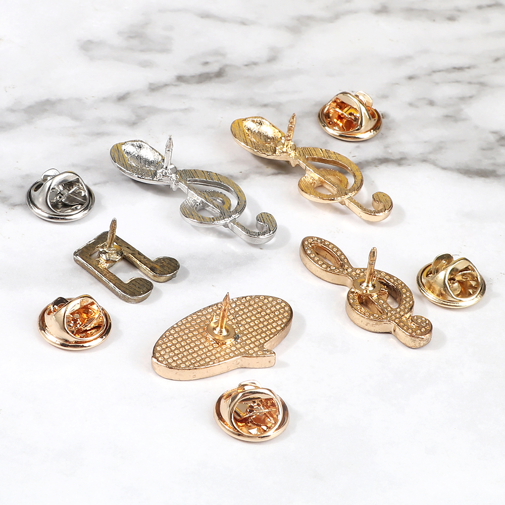 Microphone Music Note Brooch G - огляд і ціна Audio Music Notes