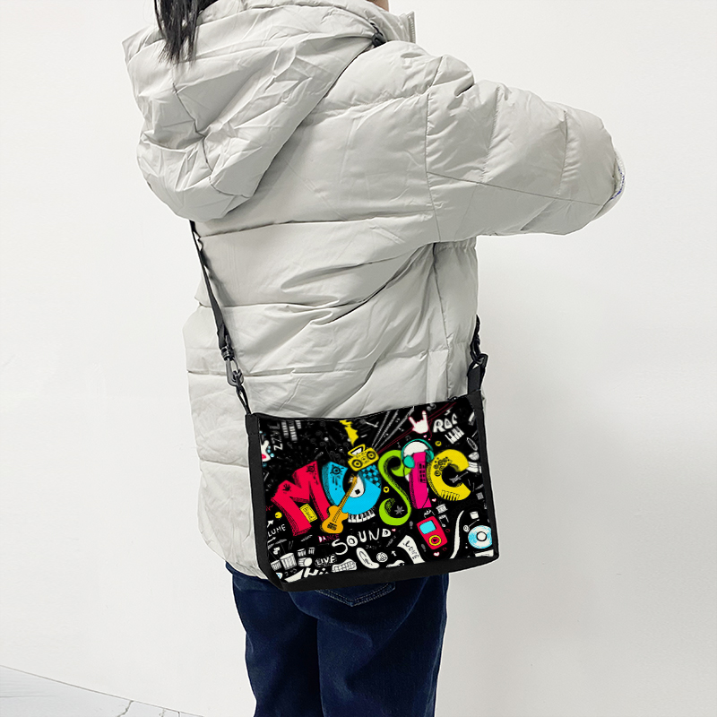 Music Note Print Handbags Wome - огляд і ціна Audio Music Notes