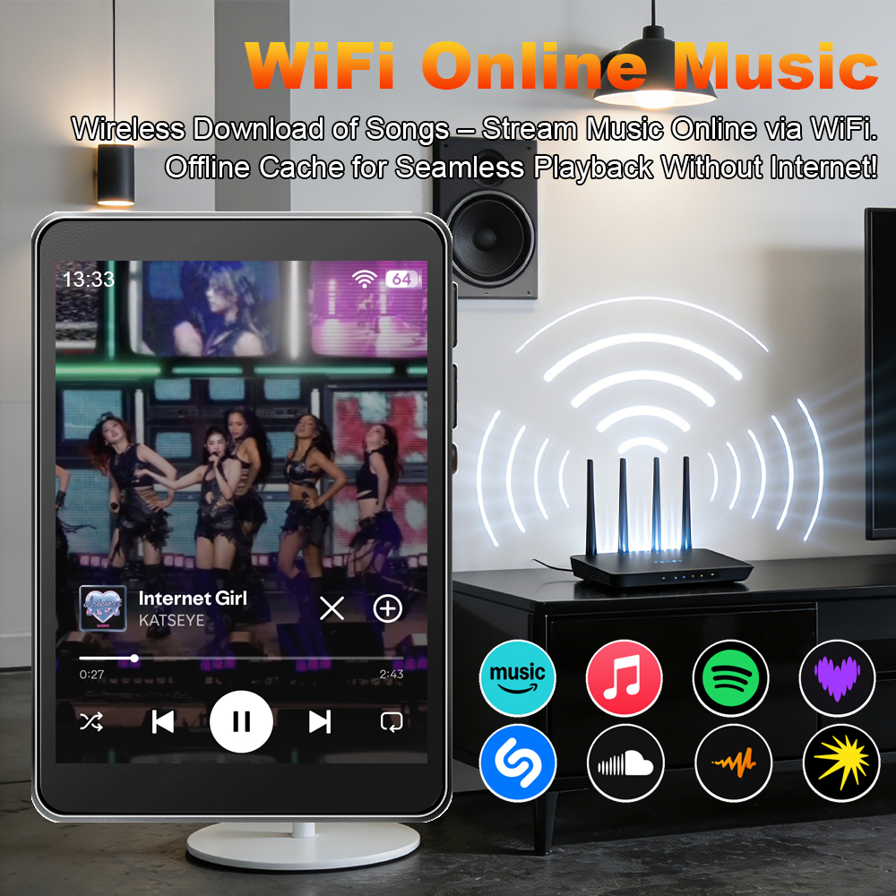 WiFi MP3 Player Andriod 10 Spo - огляд і ціна Audio Music Free Download