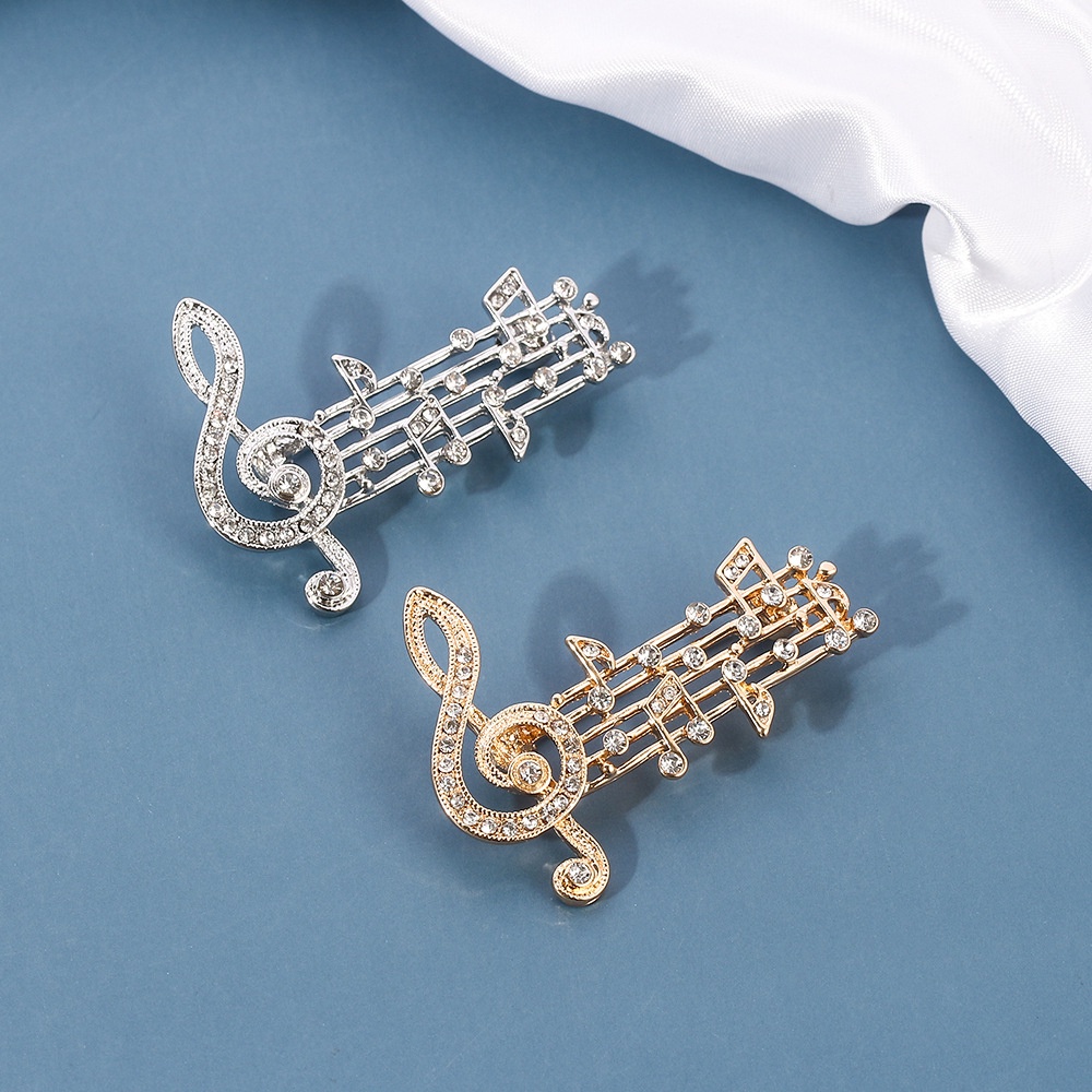 Exquisite Rhinestone Music Not - огляд і ціна Audio Music Notes
